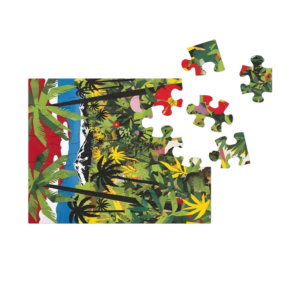 Island Canopy 
 Jigsaw Puzzle in Tin Box