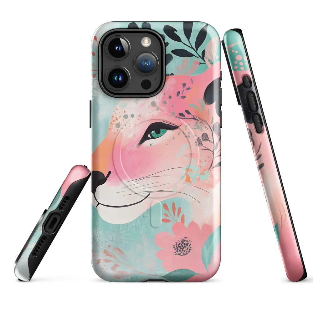 Whimsical Majesty: A Floral Lion