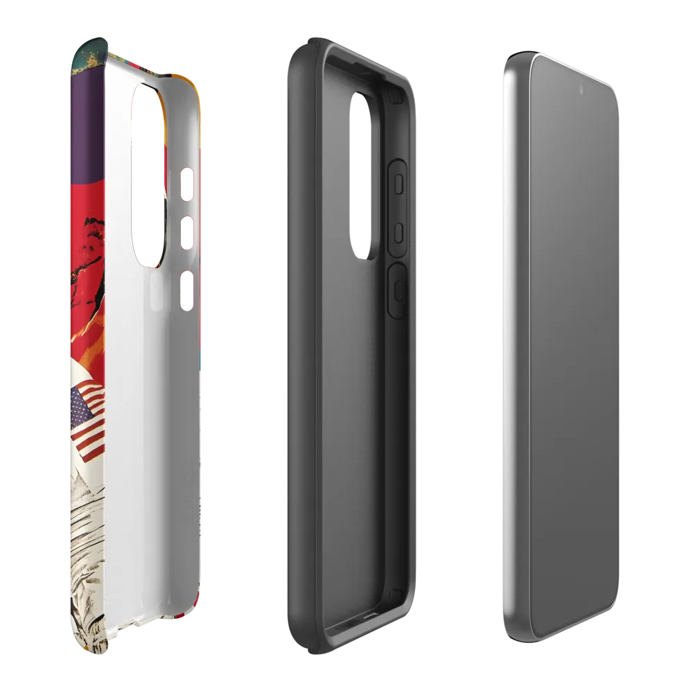 Cosmic Exploration: The Astronaut's Journey | Phone Case |  S23 Plus | Tough Case | Matte