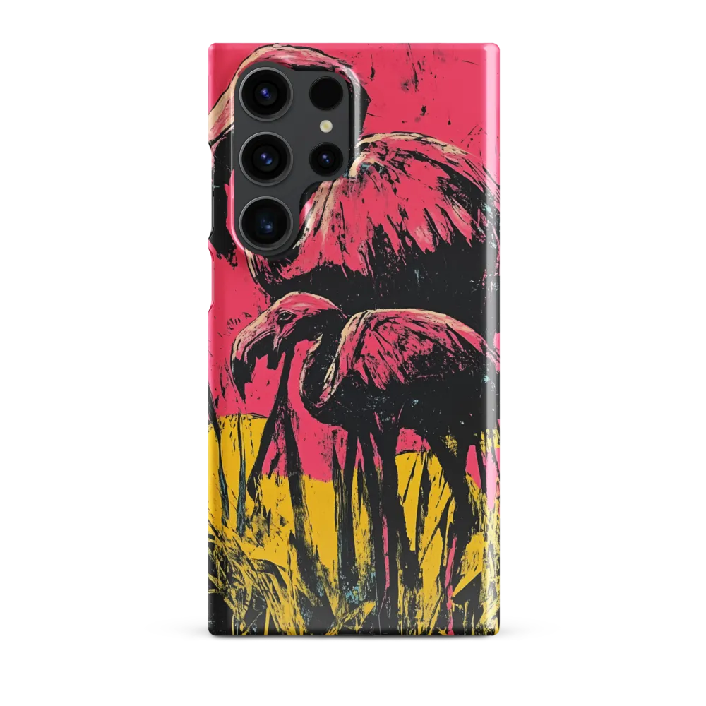 Flamingo Duet: A Pop Art Expression