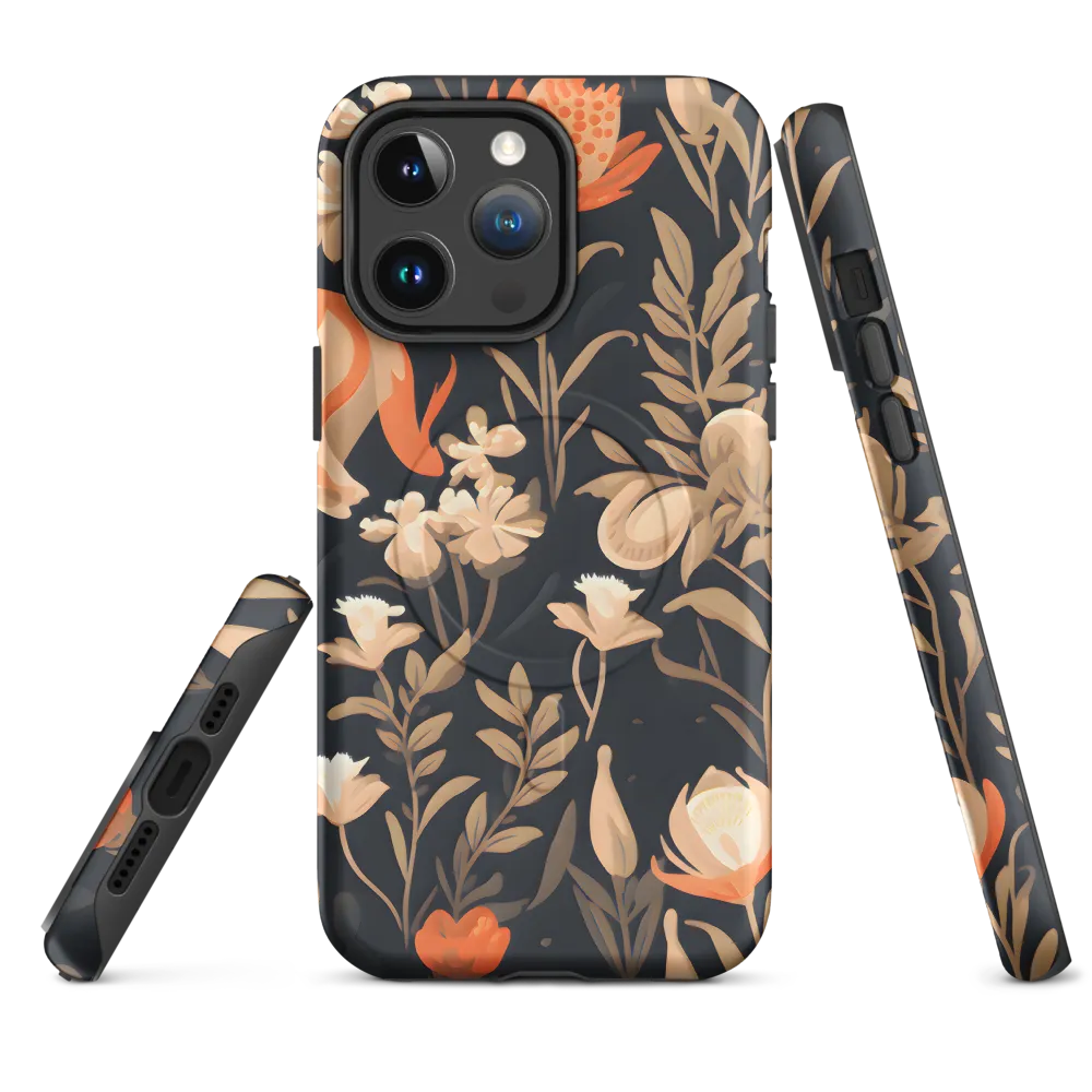 Floral Harmony: A Dance in the Dark