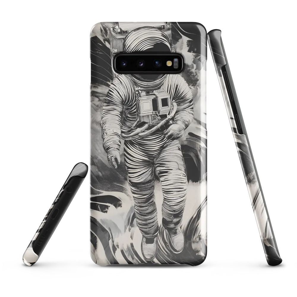 Ethereal Journey of the Astronaut | Phone Case |  S10 Plus | Snap Case | Glossy