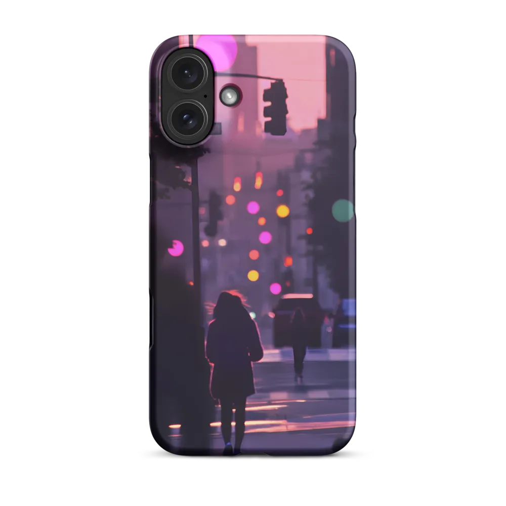 City Silhouettes at Dusk | Phone Case |  16 Plus | Snap Case | Matte