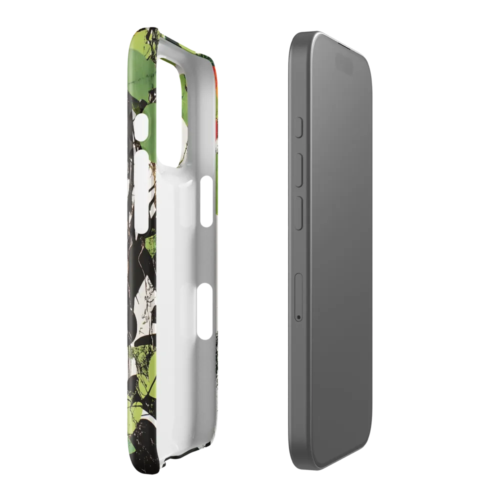 Nature's Geometry: A Contemporary Collage | Phone Case |  16 Pro | Snap Case | Glossy