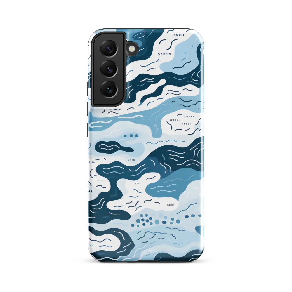 Flowing Waters: An Abstract Journey | Phone Case |  S22 Plus | Tough Case | Glossy