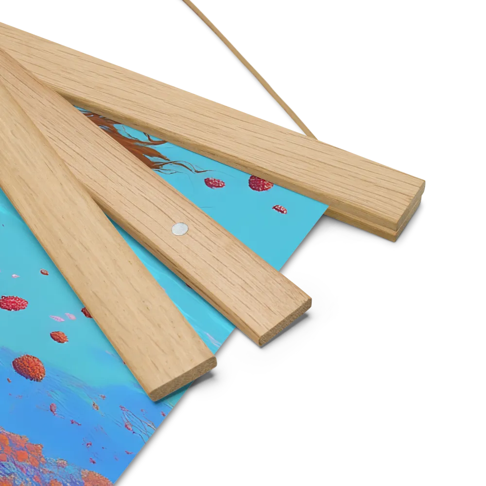 Whispers of Freedom | Poster With Oak Wood Hanger | 14″×14″
