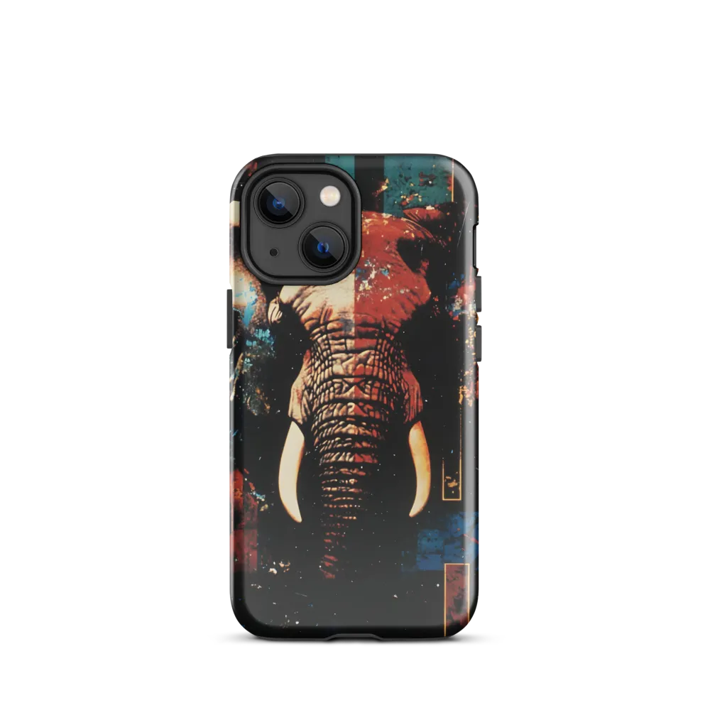 Majestic Mosaic: The Elephant | Phone Case |  13 mini | Tough Case | Glossy