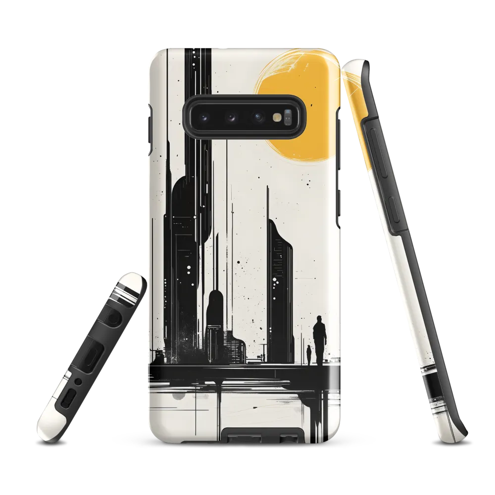 Contemplation in the City of Tomorrow | Phone Case |  S10 Plus | Tough Case | Glossy