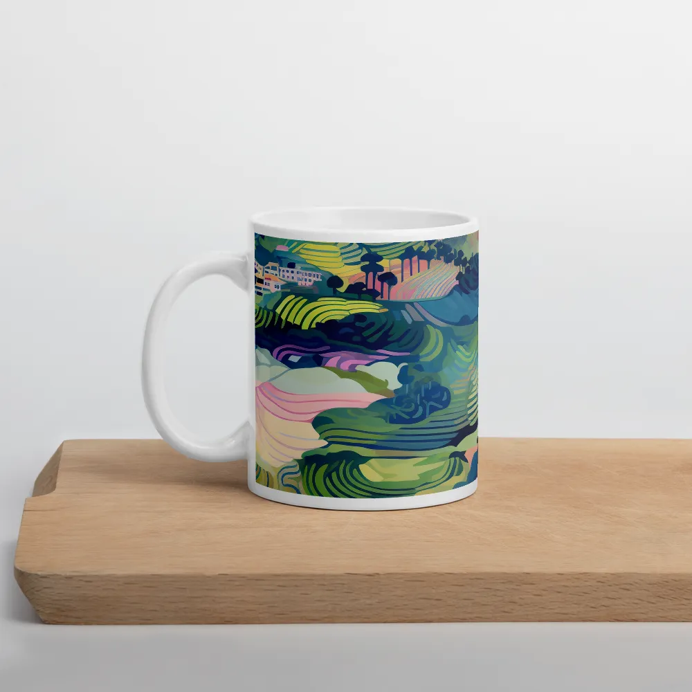 Harmony in Waves | Mug with White inside | 11 oz