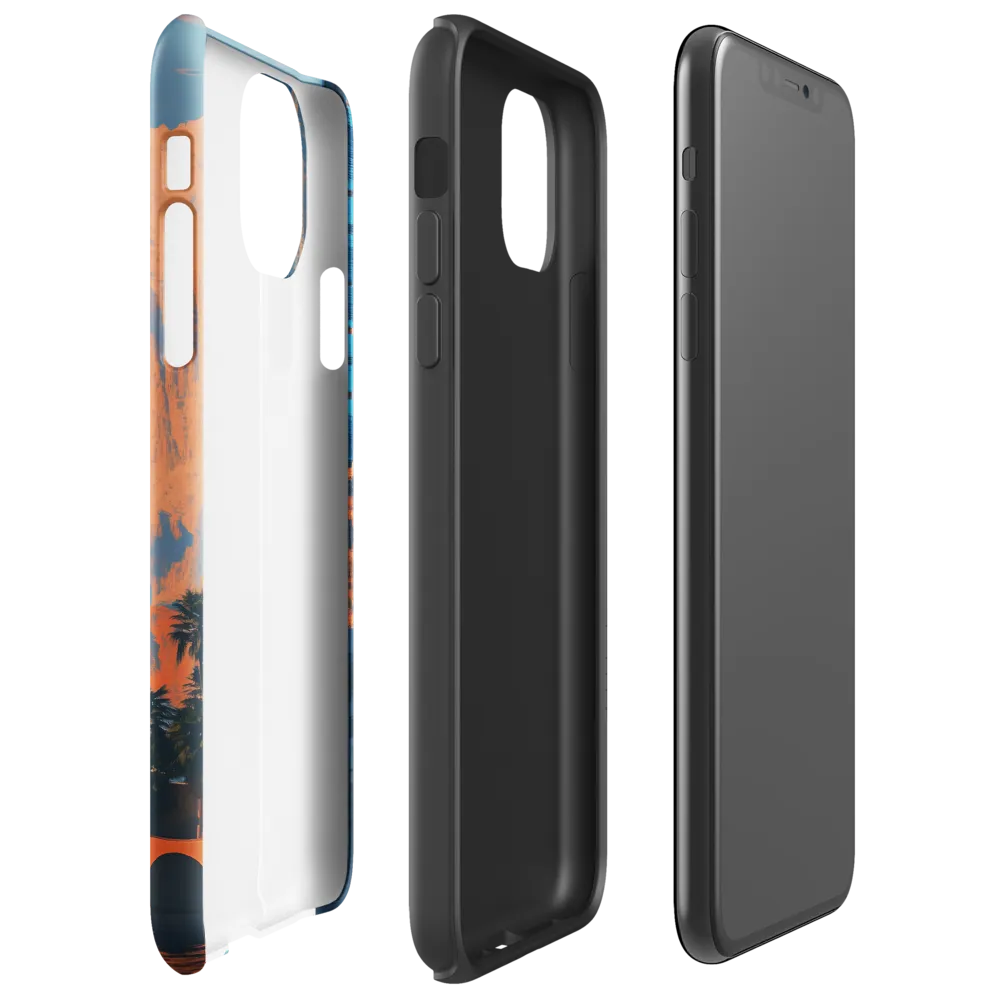 Futuristic Horizons: A Sci-Fi Cityscape | Phone Case |  11 Pro Max | Tough Case | Glossy