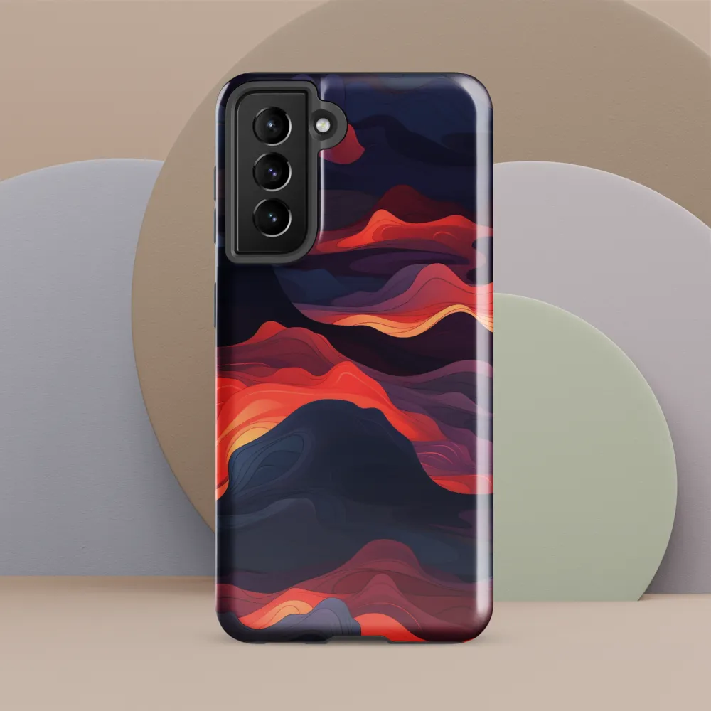 Ethereal Waves of Color | Phone Case |  S21 FE | Tough Case | Glossy
