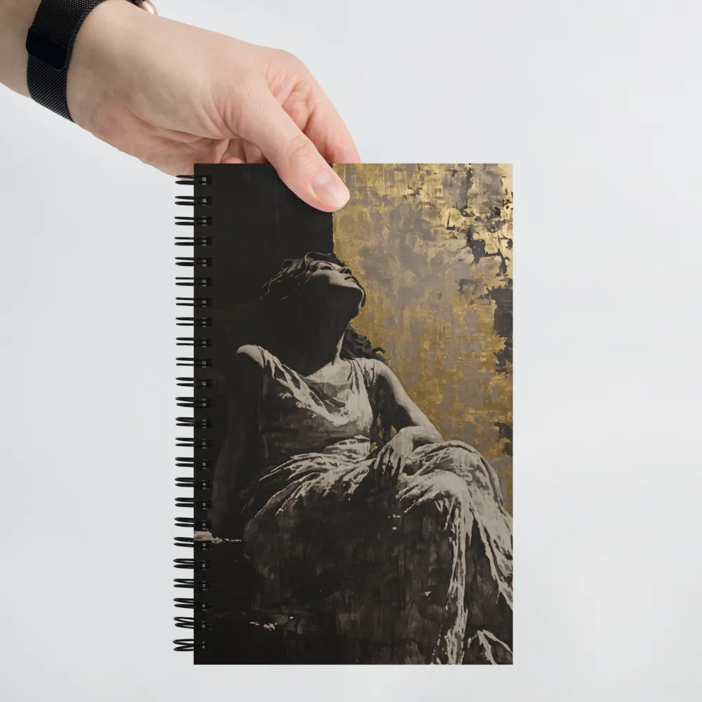 Golden Serenity | Spiral Notebook