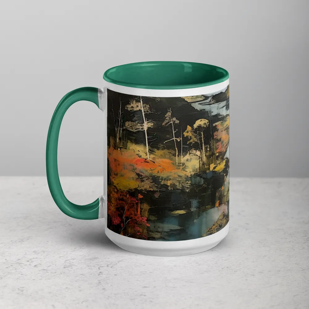Abstract Landscape with Water and Mountains | Mug