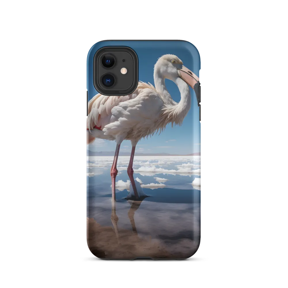 Graceful Solitude of a Flamingo