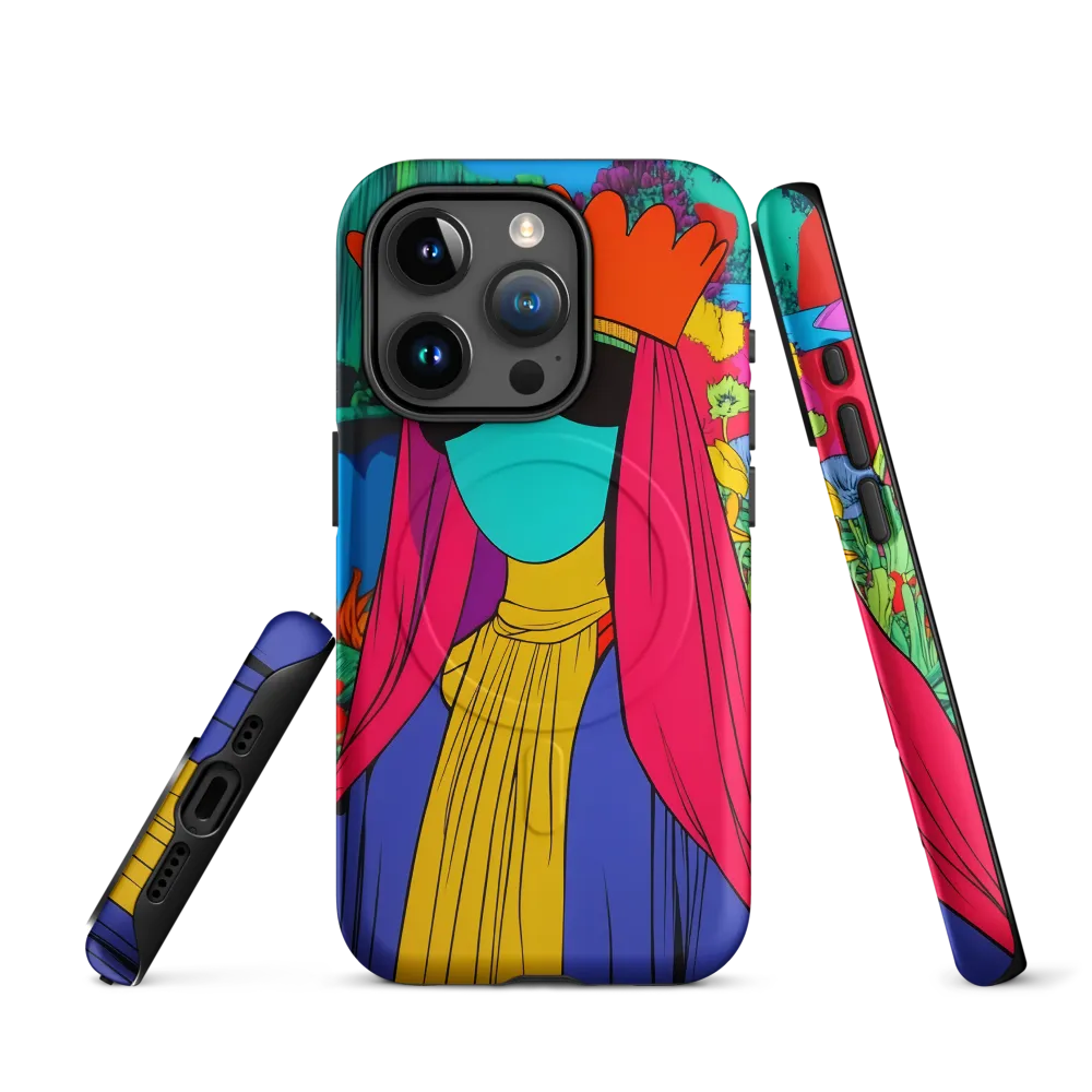 Crowned Surrealism | Phone Case |  15 Pro | MagSafe® Tough Case | Matte