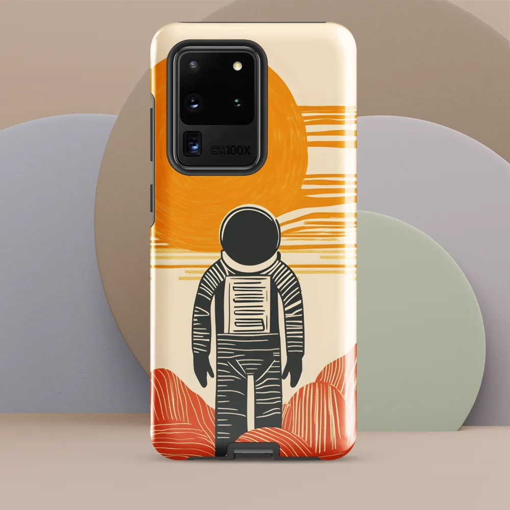 Contemplation on a Distant World | Phone Case |  S20 Ultra | Tough Case | Glossy