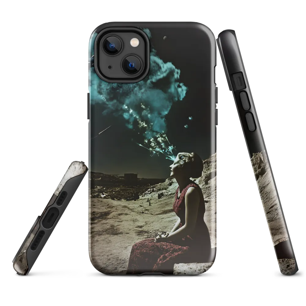 Celestial Whispers | Phone Case |  14 Plus | Tough Case | Glossy