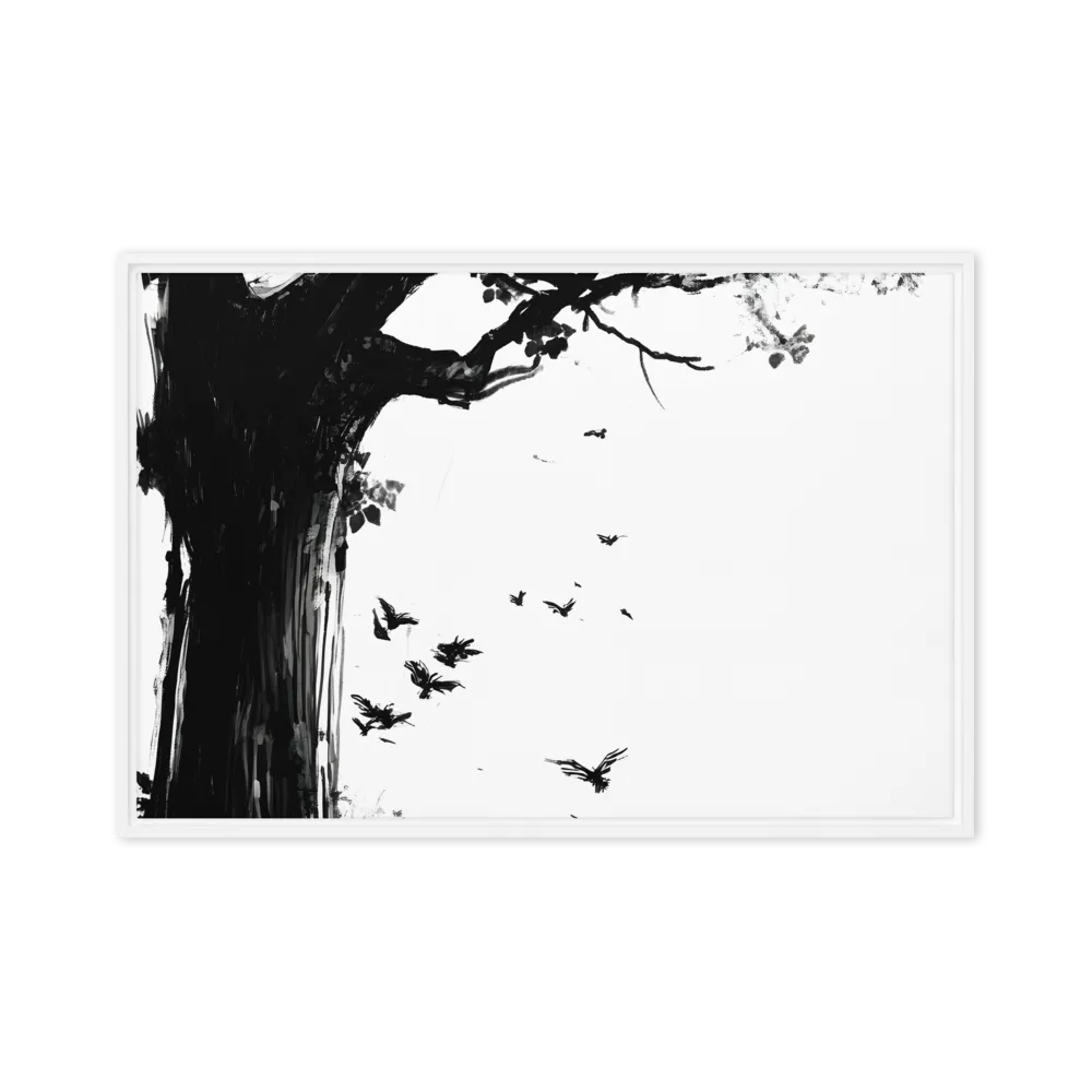 Whispers of Nature | Canvas with White Frame | 24″×36″