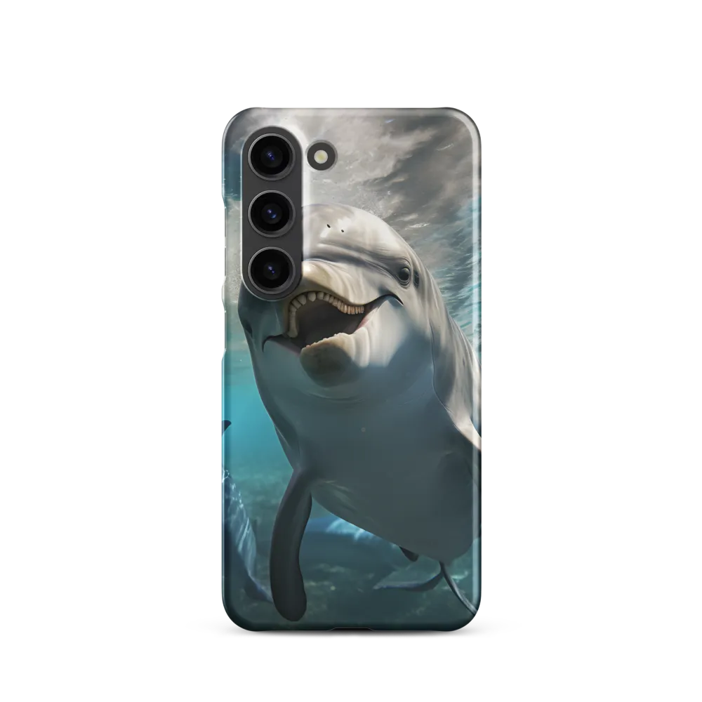 Beneath the Waves: A Dolphin's Dance