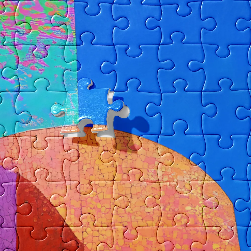 Vibrant Geometric Harmony | Jigsaw Puzzle | 520 pieces