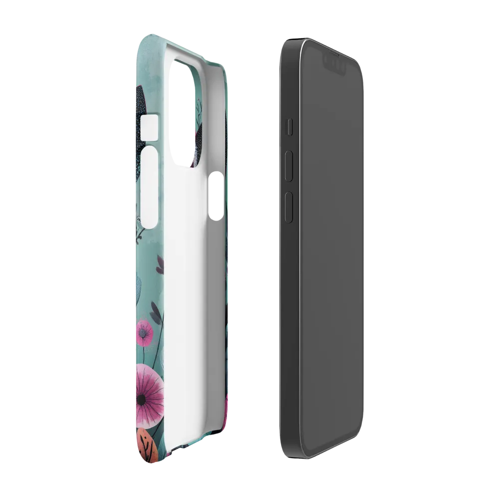 Whimsical Fox Among Blossoms | Phone Case |  13 Pro | Snap Case | Matte