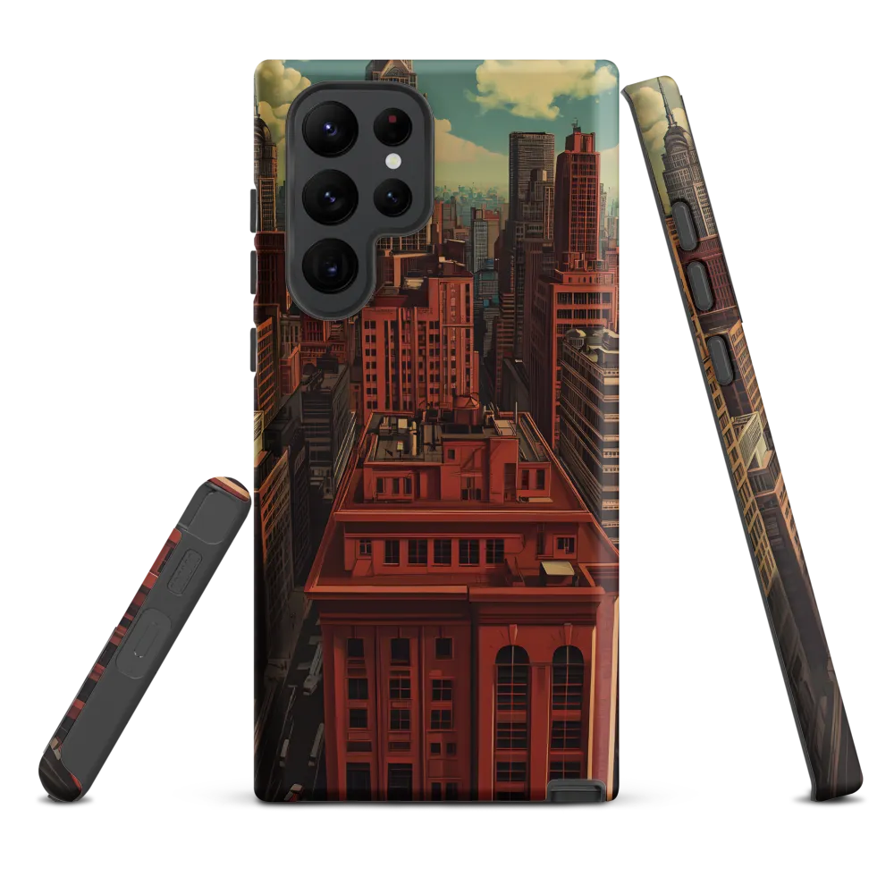 Urban Reverie: A Journey Through the City | Phone Case |  S22 Ultra | Tough Case | Matte