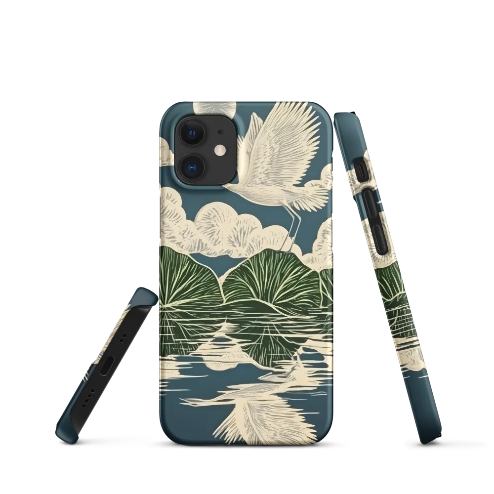 Ethereal Flight Over Water Lilies