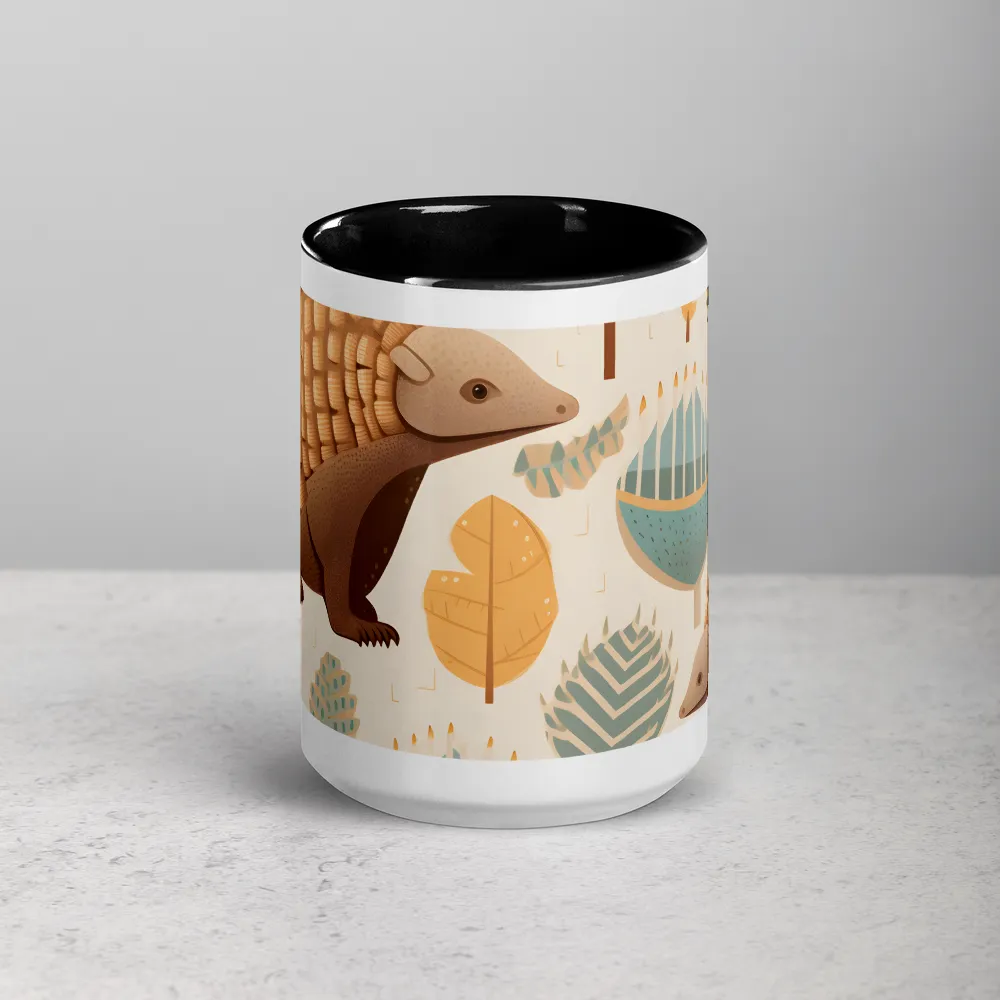 Pangolins in a Whimsical Habitat