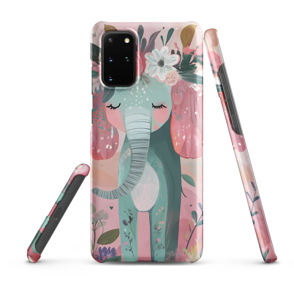 Whimsical Elephant in Bloom