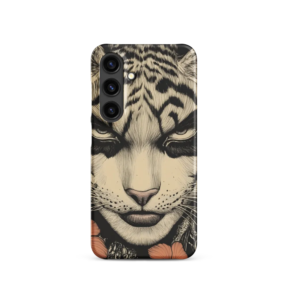 Feline Majesty: The Human-Leopard Connection | Phone Case |  S24 | Snap Case | Matte