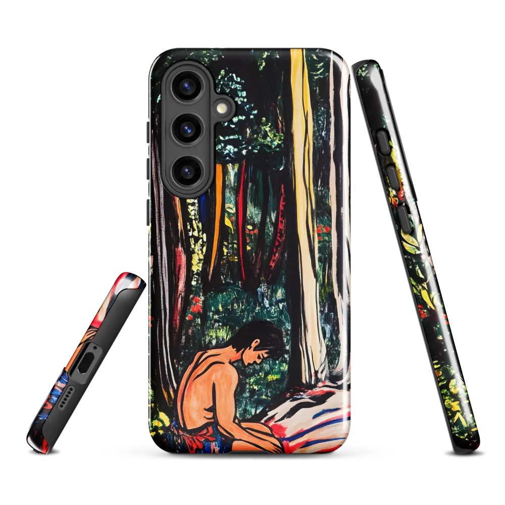 Contemplation in Nature | Phone Case |  S24 Plus | Tough Case | Glossy