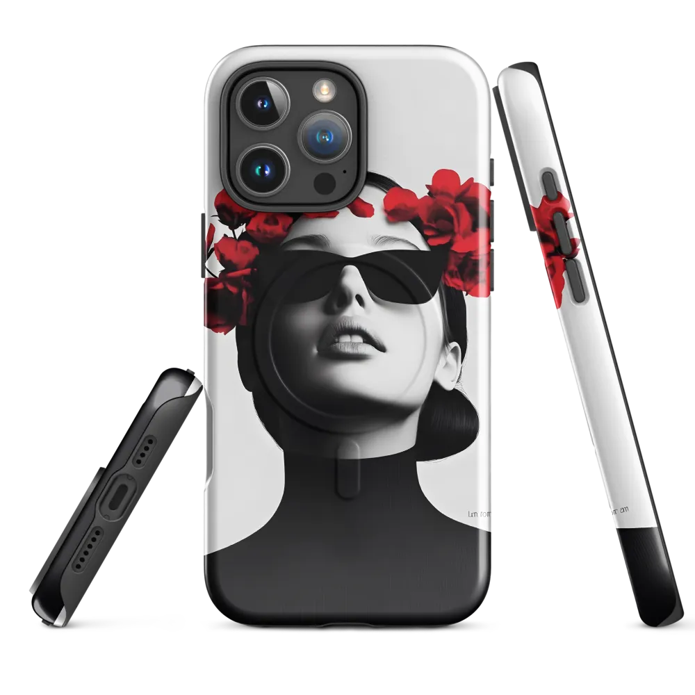 Blooming Elegance | Phone Case |  16 Pro Max | MagSafe® Tough Case | Glossy