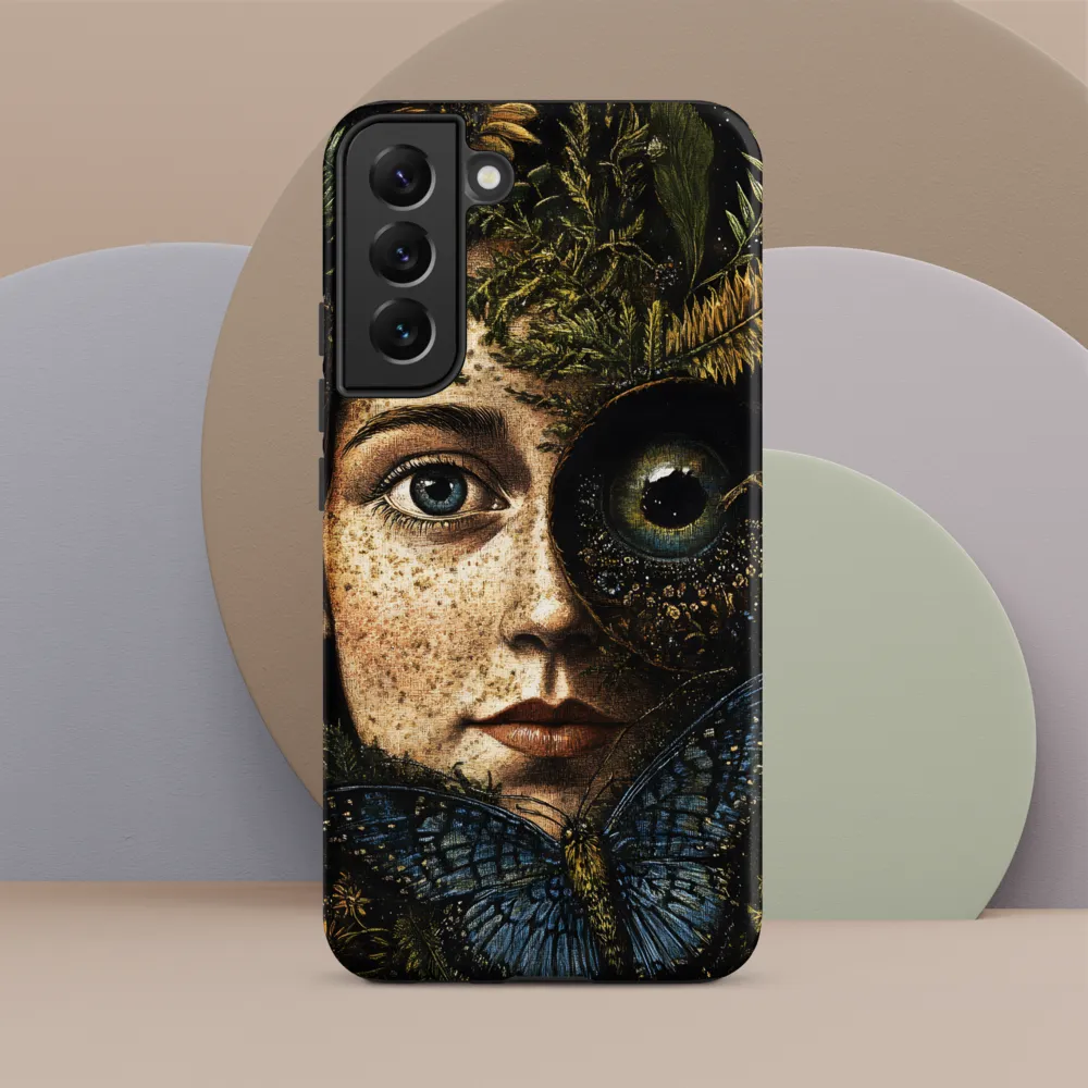Nature's Embrace: A Surreal Portrait | Phone Case |  S22 Plus | Tough Case | Matte