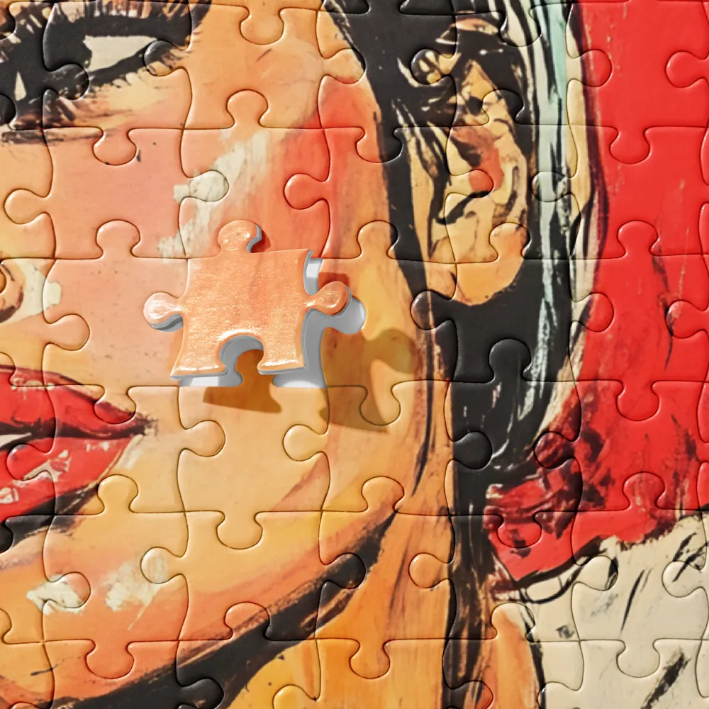 Contemplation in Red | Jigsaw Puzzle | 520 pieces