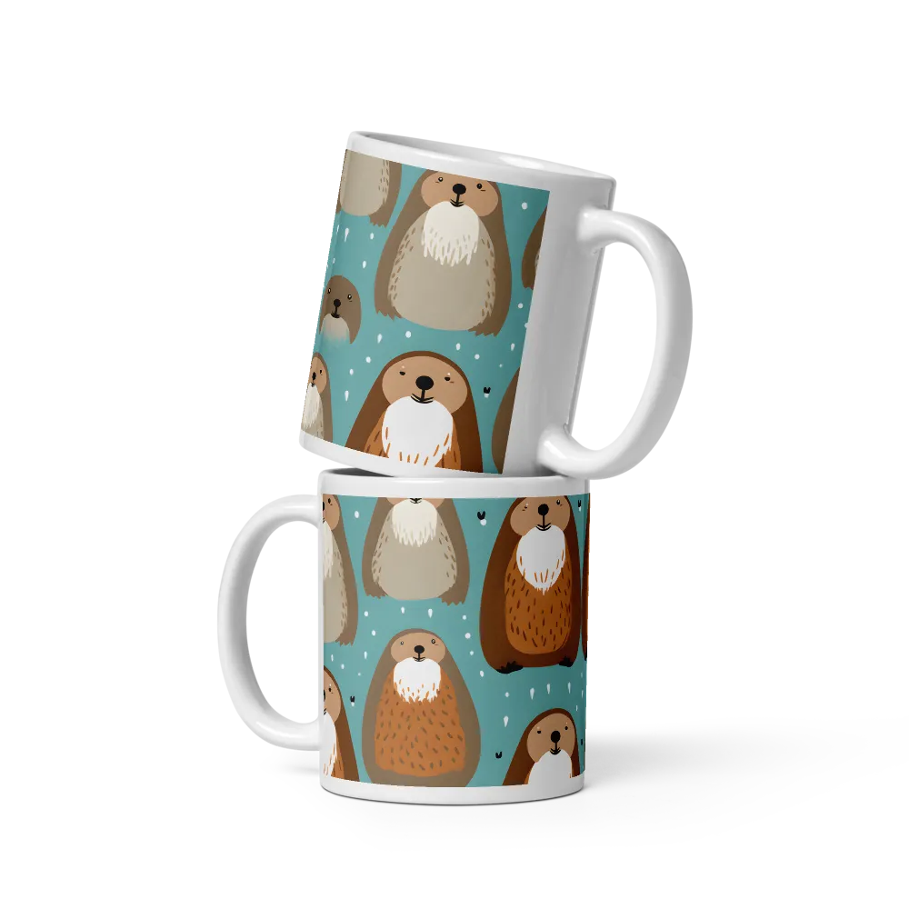 Whimsical Waters: A Celebration of Otters and Seals | Mugs | Multiple Sizes & Colors