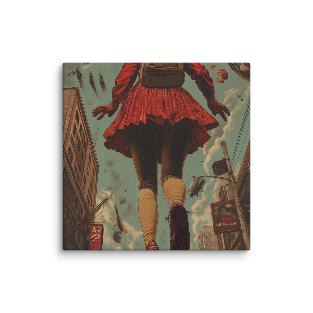 Flight of the Urban Dreamer | Canvas | 30″×30″