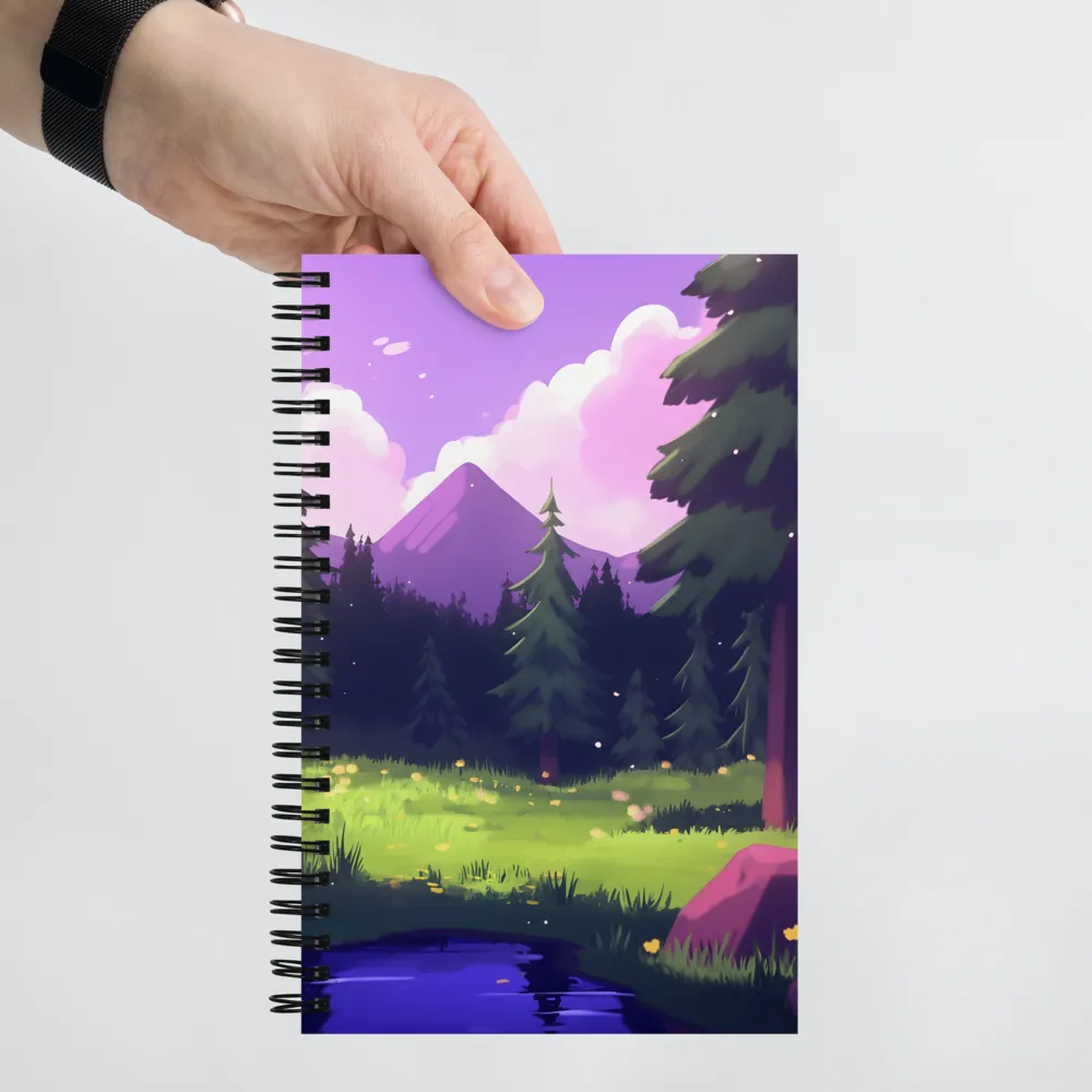 Tranquil Mountain Escape | Spiral Notebook