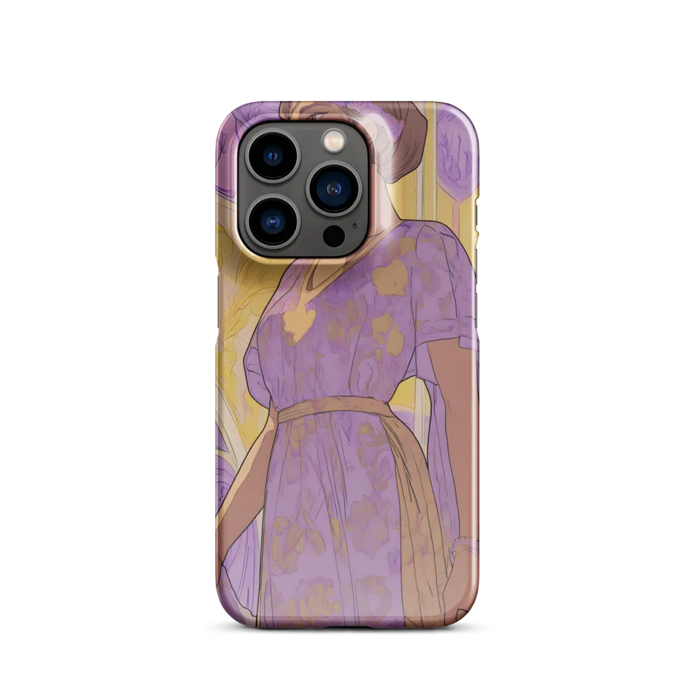 Elegance in Floral Harmony | Phone Case |  14 Pro | Snap Case | Glossy