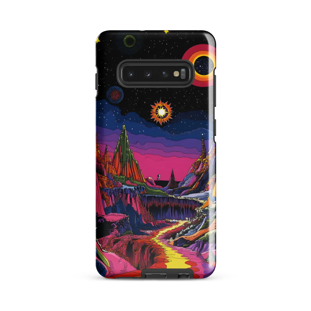 Galactic Wonders: A Journey Through an Alien Landscape | Phone Case |  S10 Plus | Tough Case | Glossy