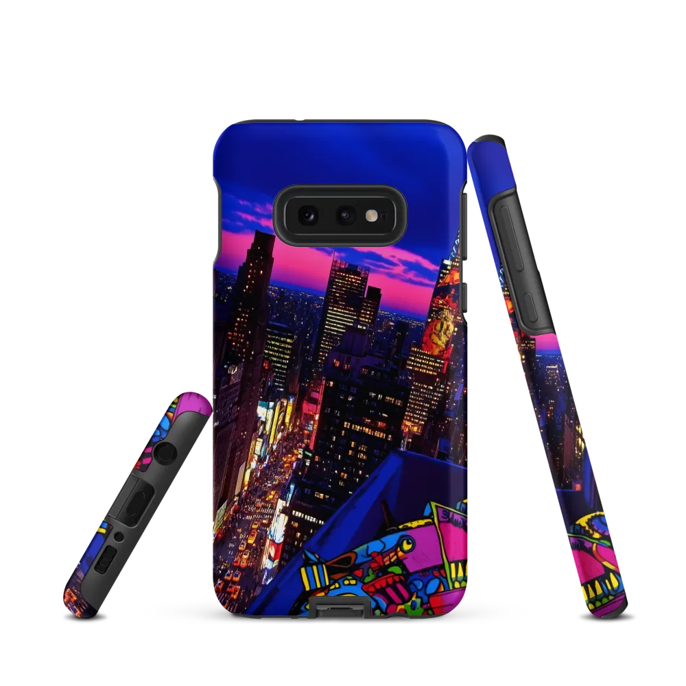 Neon Twilight: A City in Vibrance