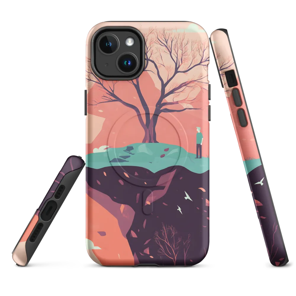 Contemplating Solitude | Phone Case |  14 Plus | MagSafe® Tough Case | Matte