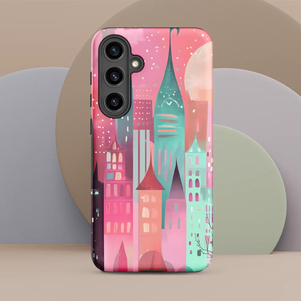 Whimsical City at Dusk