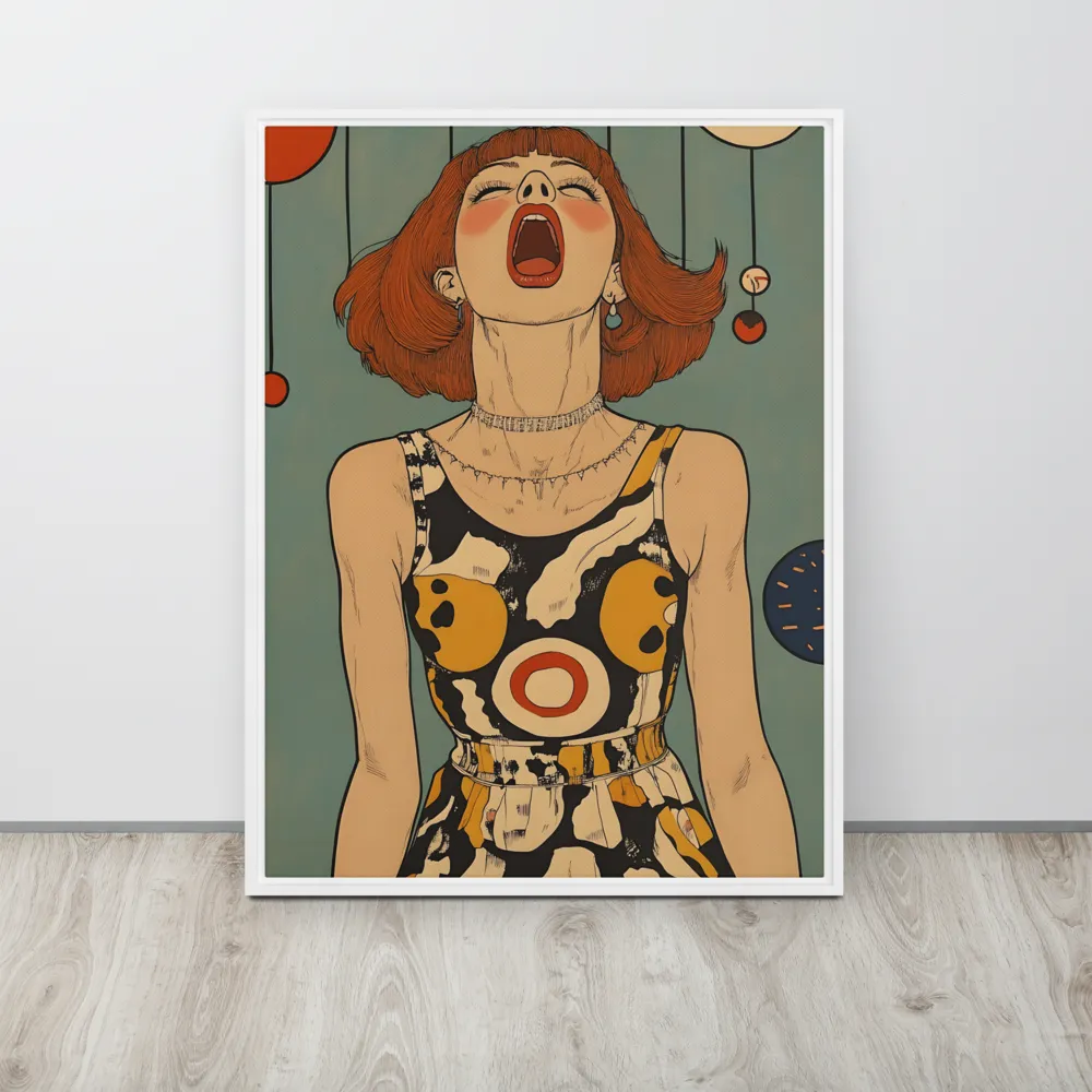 Awakening Expression | Canvas with White Frame | 24″×32″