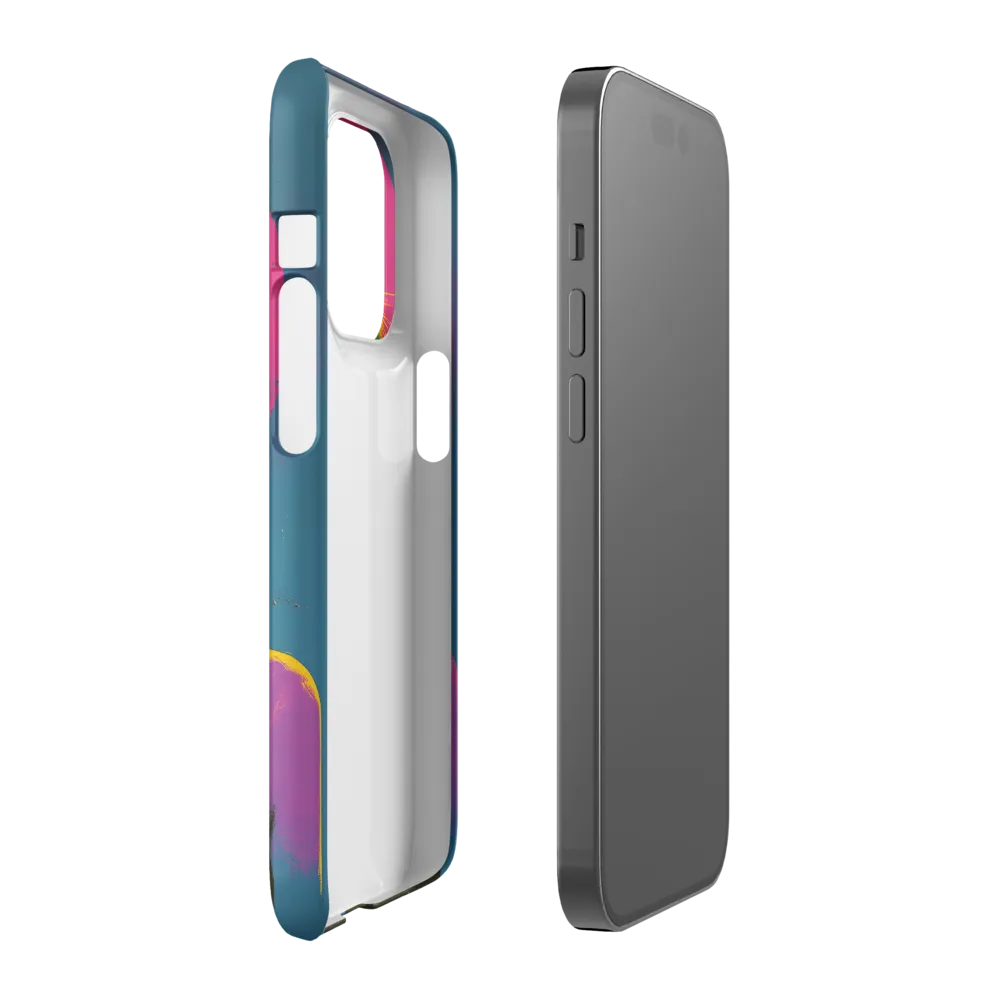 Neon Dreams: Portrait of a Modern Muse | Phone Case |  14 Pro | Snap Case | Matte