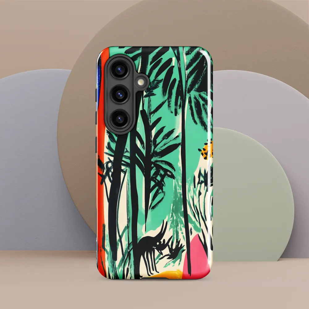 Whispers of the Jungle | Phone Case |  S24 | Tough Case | Glossy