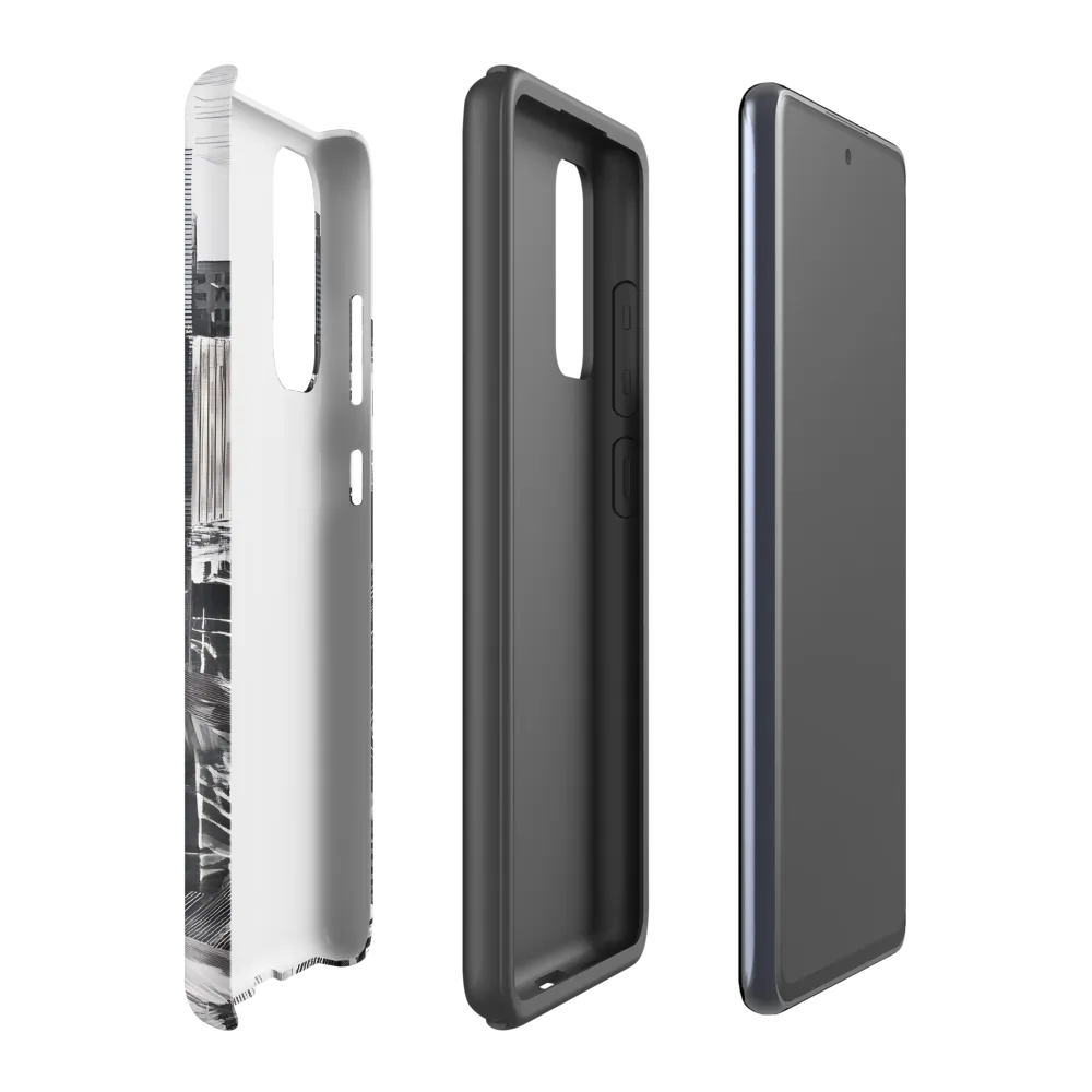 Urban Rhythm in Black and White | Phone Case |  S20 FE | Tough Case | Matte