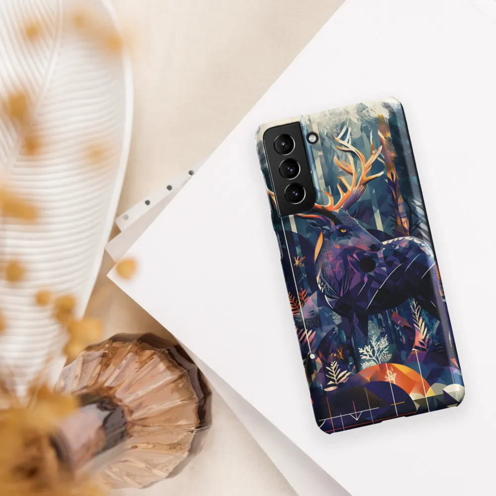 Majestic Serenity: A Geometric Forest Encounter