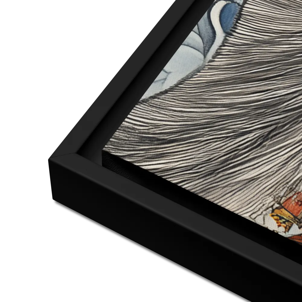 Guardian of Dreams | Canvas with Black Frame | 24″×36″