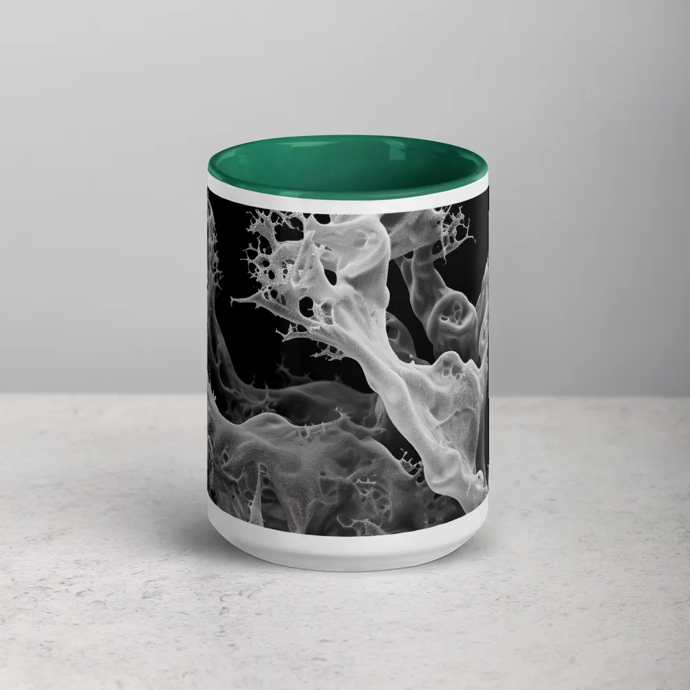 Abstract Organic Structures in Black and White | Mug