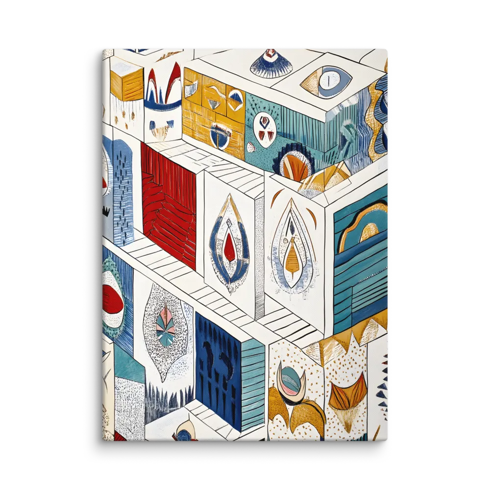 Symphony of Geometric Harmony | Canvas | 40″×55″